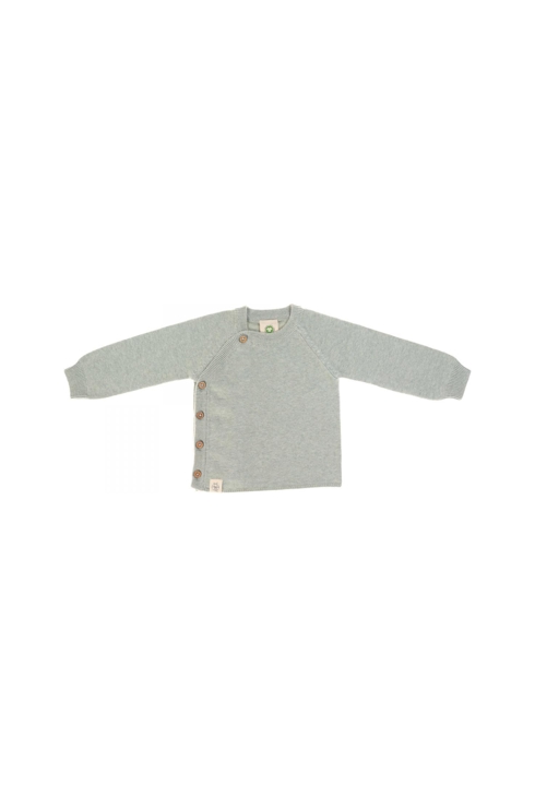 Gilet tricoté gots garden explorer aqua-gris 7 à 12 mois, Lassig