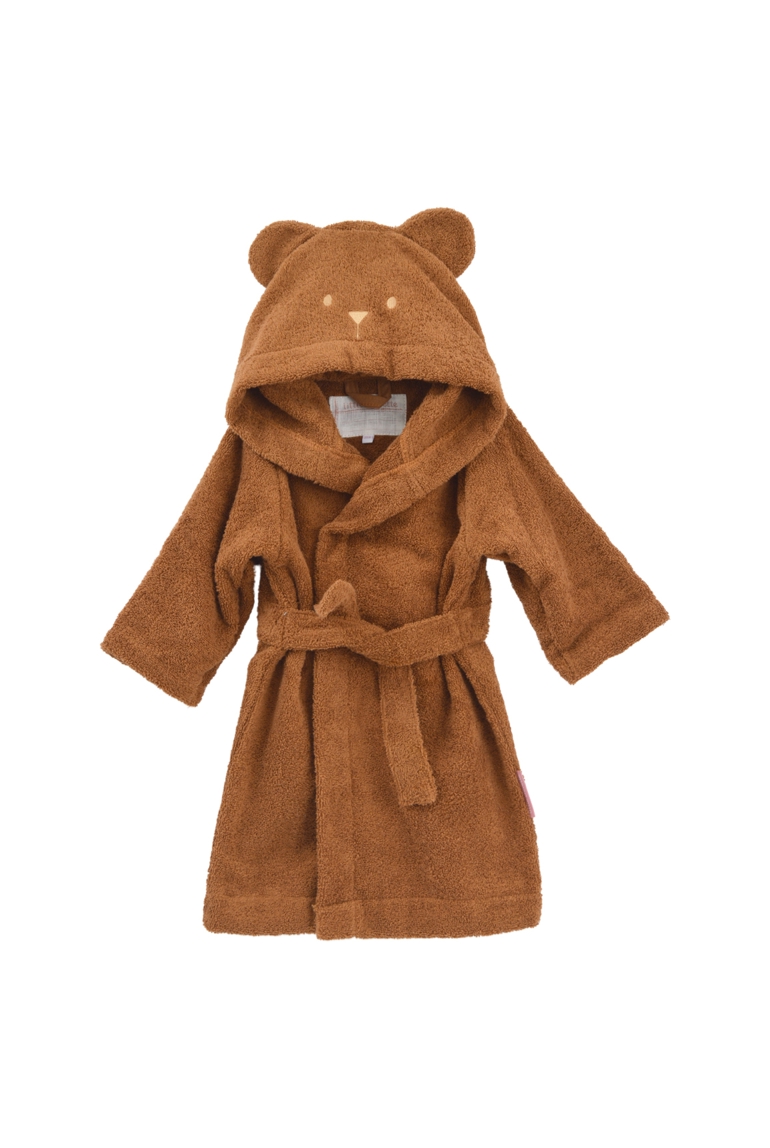 Peignoir Ourson marron, Little Crevette 1