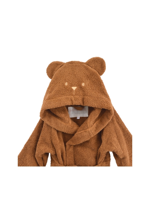 Peignoir Ourson marron, Little Crevette