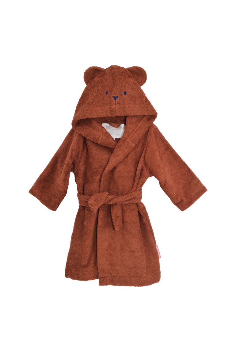 Peignoir Ourson marron, Little Crevette 1