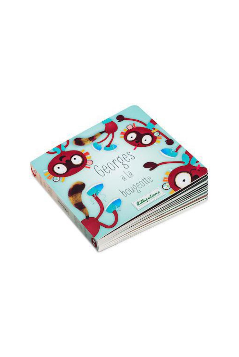 Livre réversible georges à la bougeotte, Lilliputiens 1