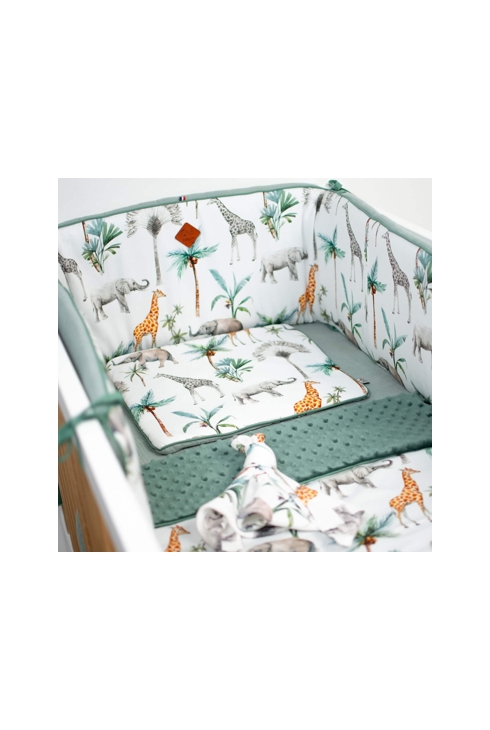 Tour de lit universel en gaze de coton safari, Sevira Kids
