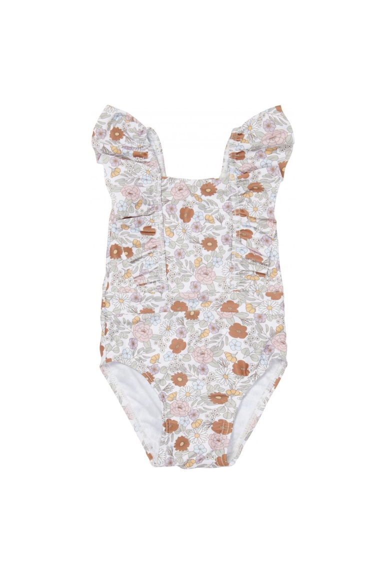 Maillot de bain 1 pièce avec volants, Little Dutch 1