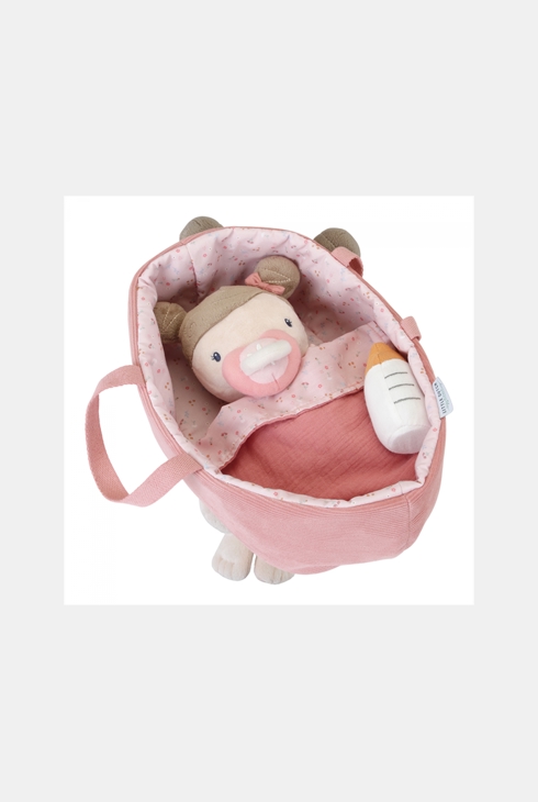 Set couffin et poupon bébé rosa, Little Dutch