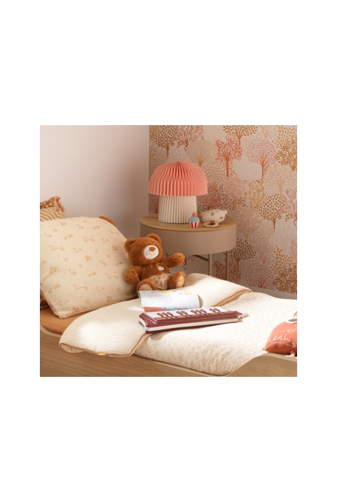 Peluche ours marron avec détails brodés, Sauthon