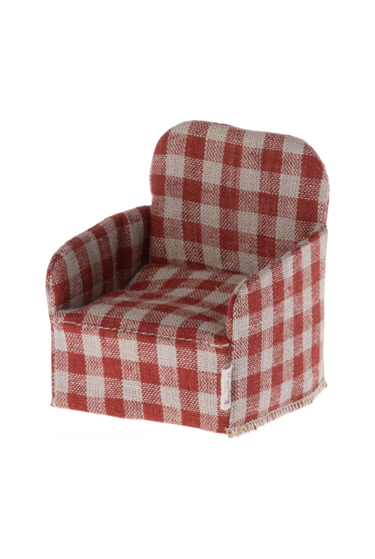 Chaise souris rouge 8cm, Maileg 1