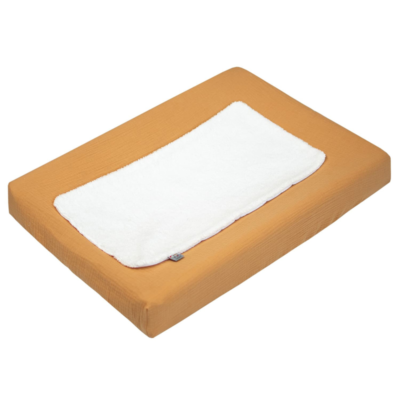 Housse de matelas à langer + éponge bambou jeanne, Sevira Kids -