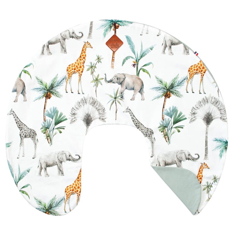 Sevira Kids - Housse pour coussin d'allaitement ergonomique safari, Sevira Kids - Mixte