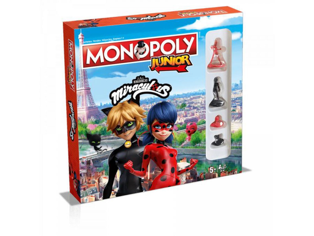 Winning Moves - Monopoly junior miraculous, Winning moves - - Dès 5 ans