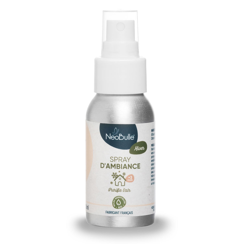 Spray d'ambiance Hiver, purifie l air 50 ml, Néobulle -