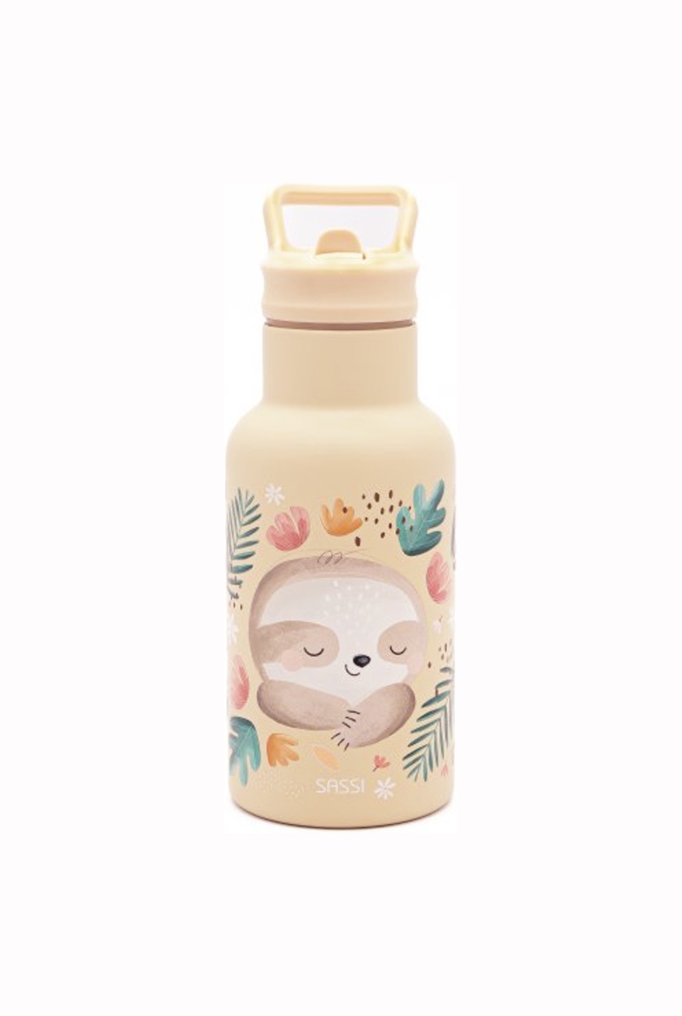 Gourde pour enfant en inox isotherme 350 ml  animaux, Sassi Junior 1