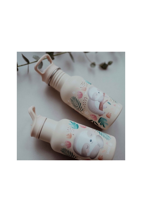 Gourde pour enfant en inox isotherme 350 ml animaux, Sassi Junior