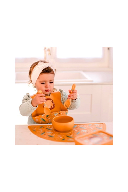Bol en silicone avec ventouse animaux, Sassi Junior