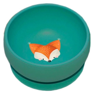 Bol en silicone avec ventouse  animaux, Sassi Junior 1