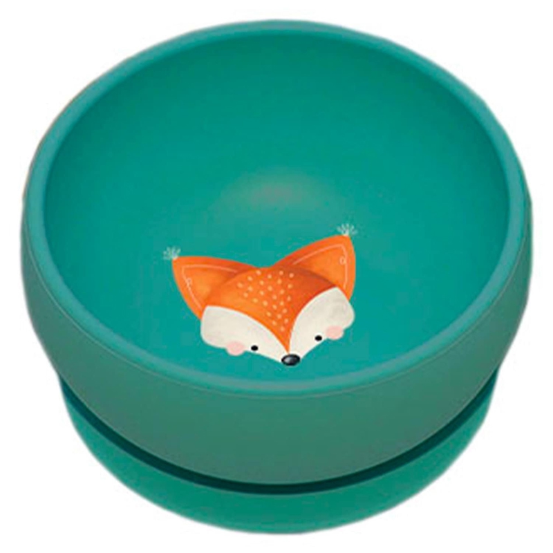 Bol en silicone avec ventouse animaux, Sassi Junior -