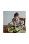 Assiette compartimentée en silicone avec ventouse  animaux, Sassi Junior 3