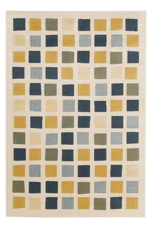 AFKliving - Tapis enfant très doux et graphique DAMIER -