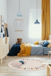 Tapis enfant rond tout doux ARPEGE 3