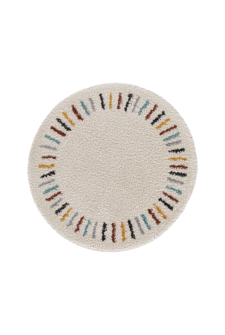 Tapis enfant rond tout doux ARPEGE 1