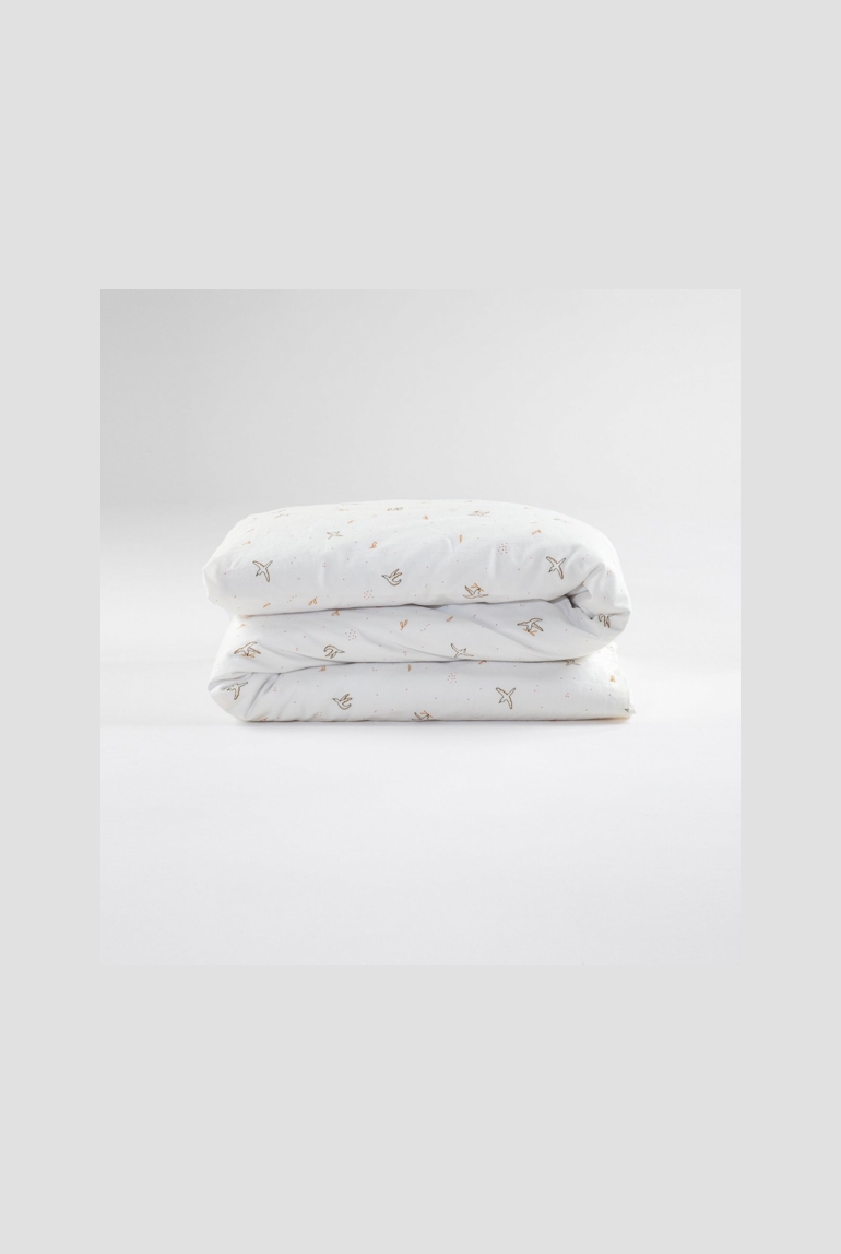 Housse de couette Coton Bio bébé L'envolée 1