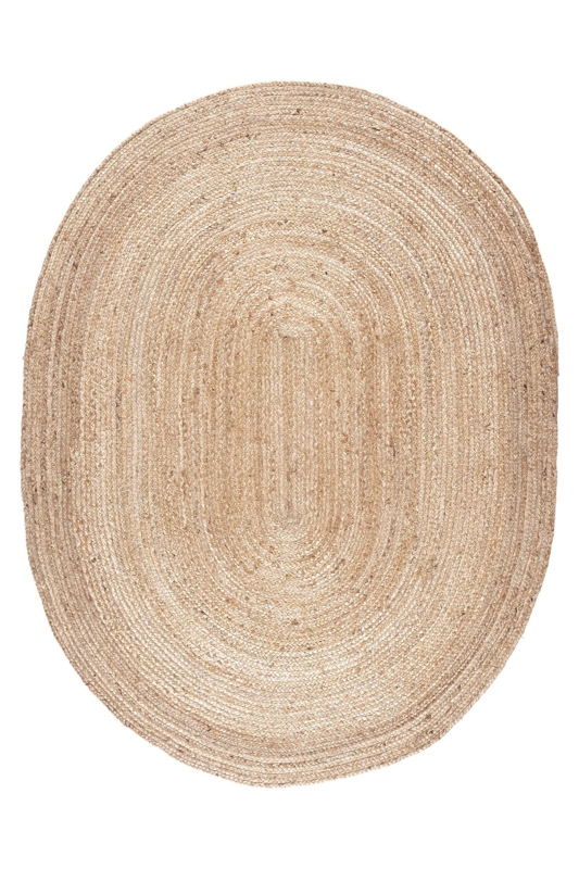 Tapis ovale en jute naturelle NATURA -