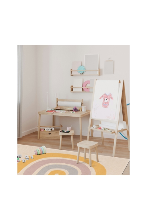 Tapis enfant super doux ARC-EN-CIEL