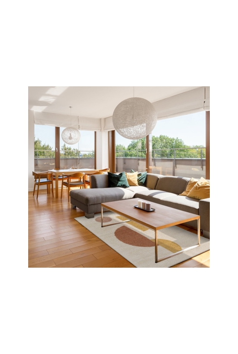 Tapis shaggy épais et confortable MOON