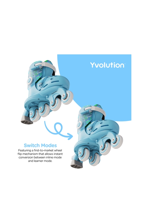 Rollers d'apprentissager bleu (29-33), Yvolution