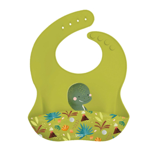 Bavoir récupérateur en silicone  animaux, Sassi Junior 1