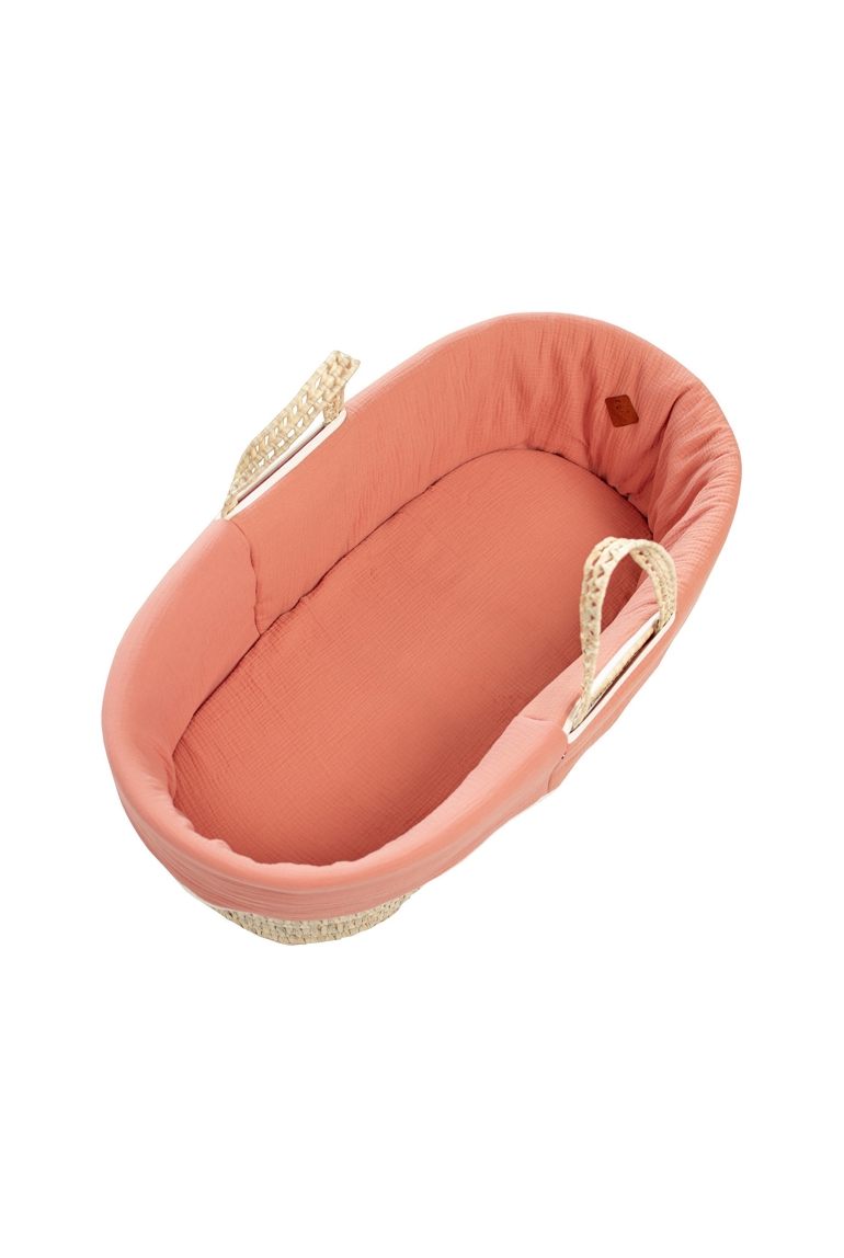 Habillage de couffin en gaze de coton  jeanne, Sevira Kids 1