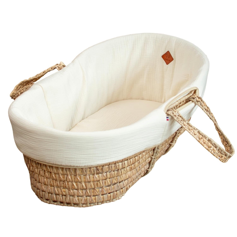 Sevira Kids - Habillage de couffin en gaze de coton jeanne, Sevira Kids - Mixte
