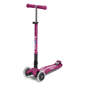 Trottinette enfant maxi  deluxe pliable baie rouge led, Micro 1