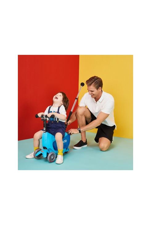 Trottinette évolutive mini 2go deluxe bleu, Micro