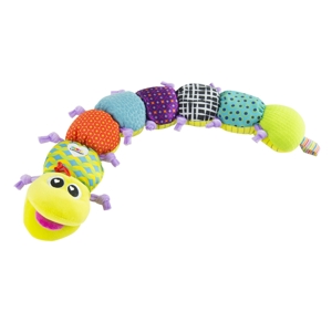 Jouet d'éveil musical Chenille matières douces, Lamaze 1