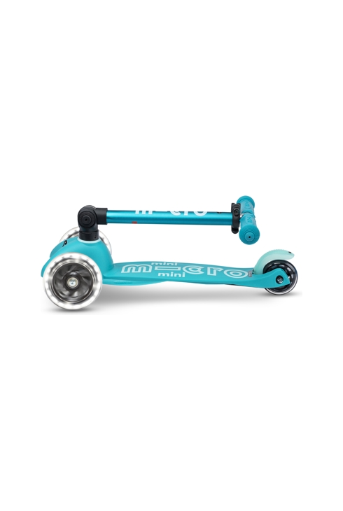 Trottinette 3 roues mini deluxe aqua pliable led, Micro