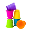 Jouets d'éveil Suction Kupz 6 gobelets ventouse, Fat Brain Toys