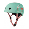 Casque Flamant Rose, M (tour de tête de 52 à 56 cm), Micro