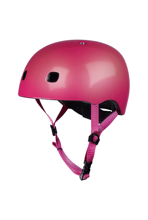 Casque Rose brillant, M (tour de tête de 52 à 56 cm), micro