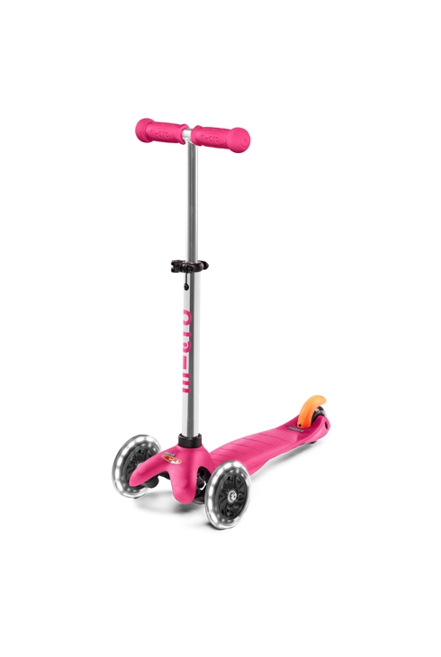 3 roues mini plus led rose, micro