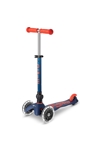 3 roues mini  deluxe bleu marine pliable led, micro 1