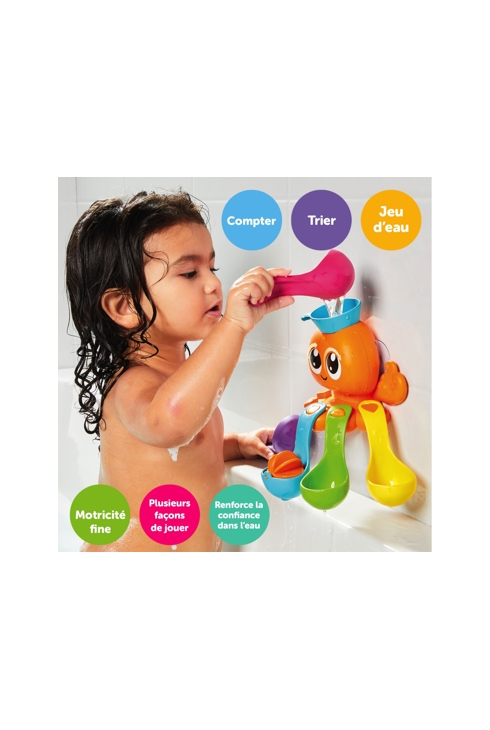 Jeux de bain Poulpy d'activités 7 en 1, Tomy