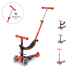 Trottinette évolutive mini  3en1 révolution rouge, Micro