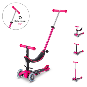 Trottinette évolutive mini  3en1 révolution rose, Micro 1