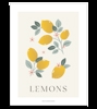 Affiche seule citrons Louise 30x40 cm, Lilipinso