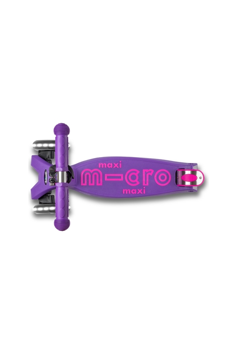 Trottinette enfant maxi deluxe violet led, Micro