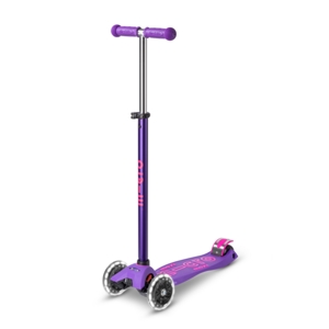 Trottinette enfant maxi  deluxe violet led, Micro 1