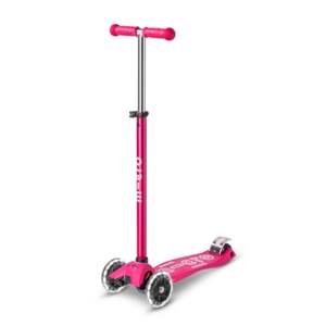 Trottinette enfant maxi  deluxe rose led, Micro 1