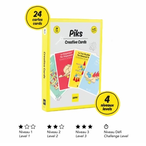 Cartes Créatives pour Jeu Piks, Oppi 1