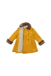 Manteau long fille  velours jaune  col fausse fourrure   Anoushka, La Faute à Voltaire 4
