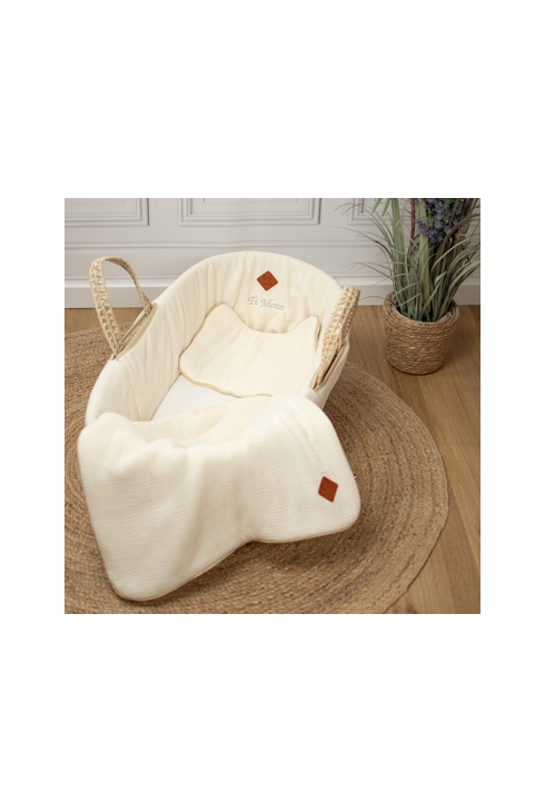 Couffin bébé avec Matelas jeanne, Sevira Kids